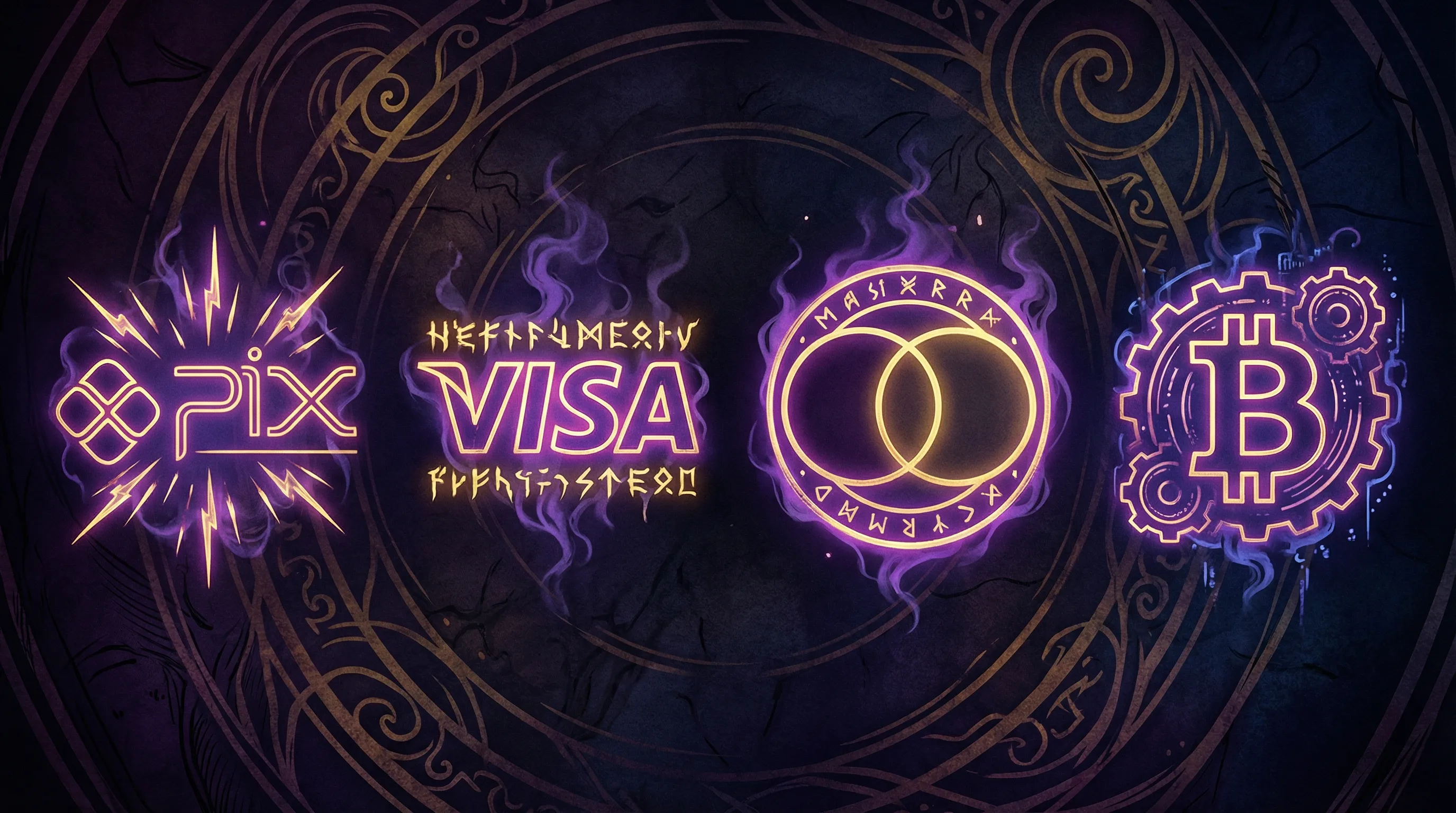 Ícones de cartões de crédito e débito